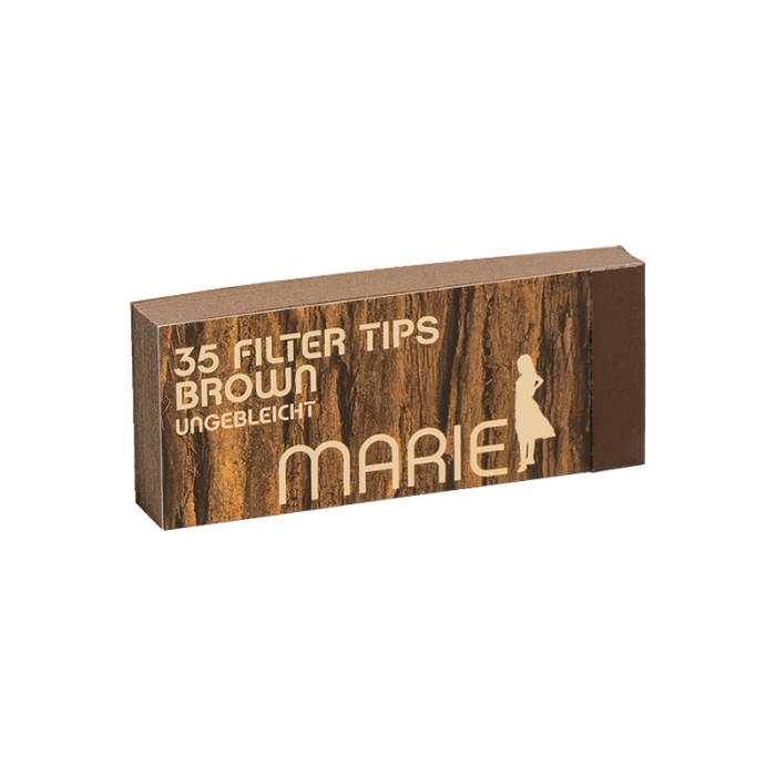Marie Filter Tips Brown ungebleicht